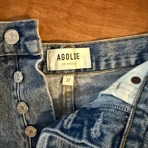 Agolde Blue Denim Jeans
